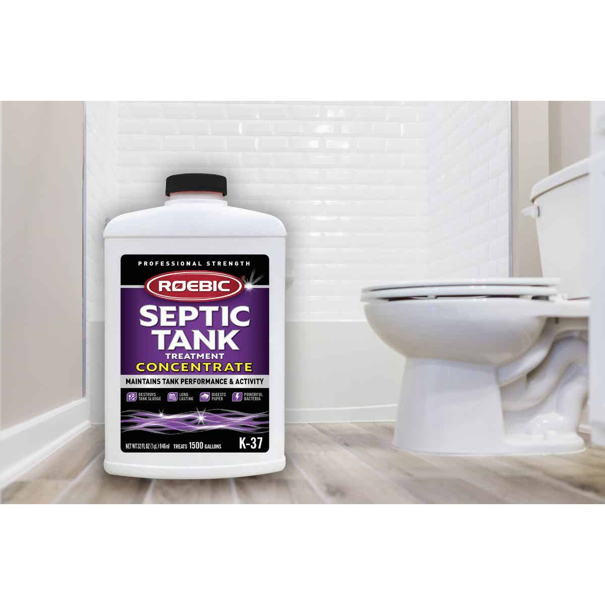 Roebic K-37 1 Qt. Concentrate Septic Tank Treatment Image 2