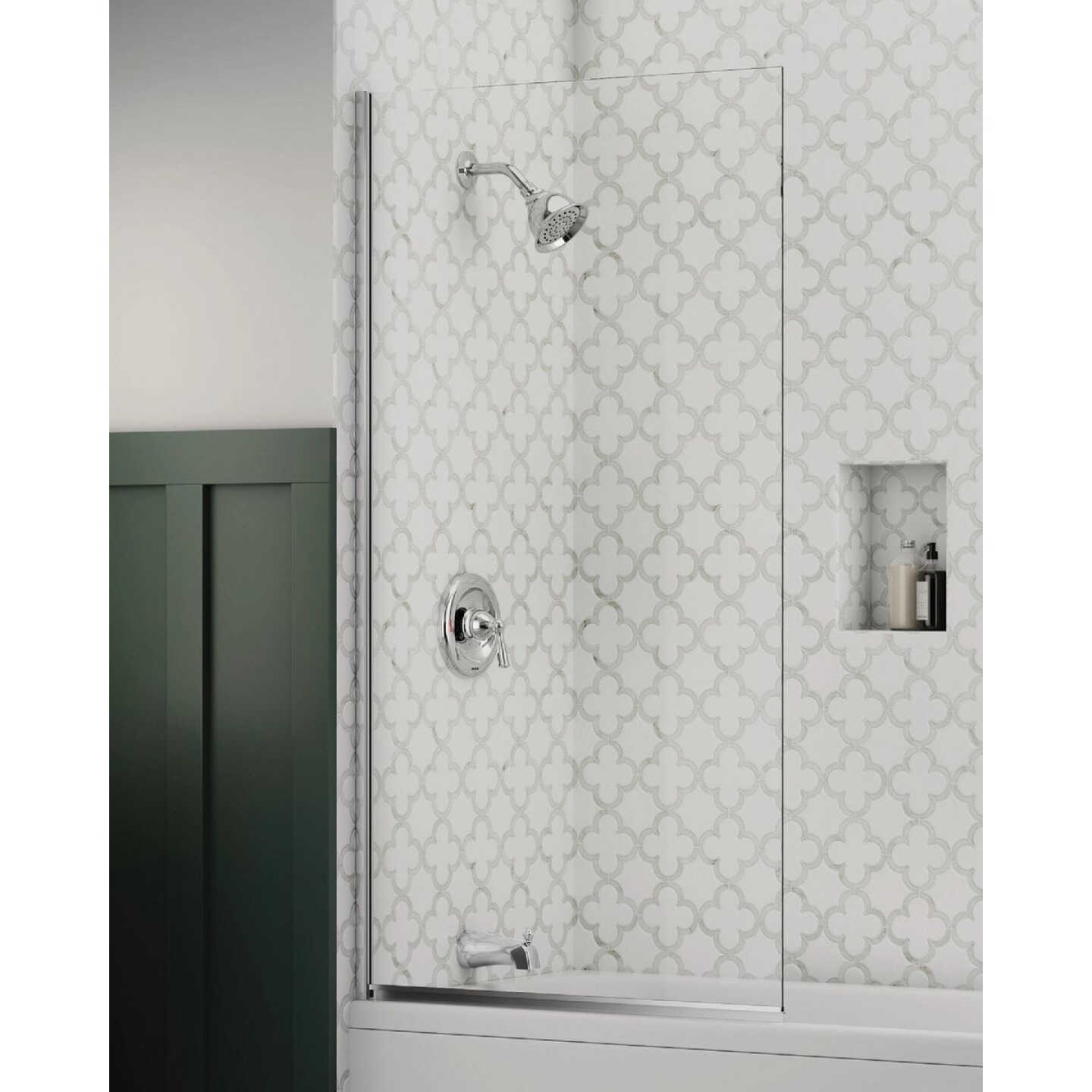 Moen Banbury Posi-Temp 1-Handle Lever Tub and Shower Faucet, Chrome Image 2