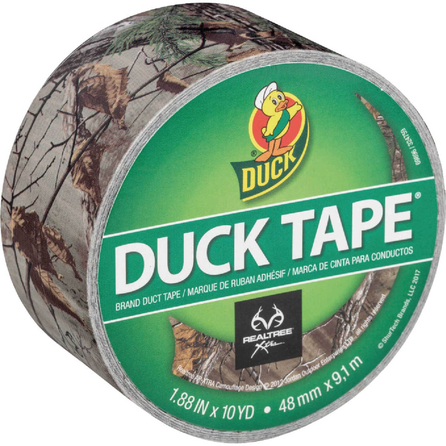 Duck Tape Realtree Xtra 1.88 In. x 10 Yd. Printed Duct Tape, Camouflage Image 1