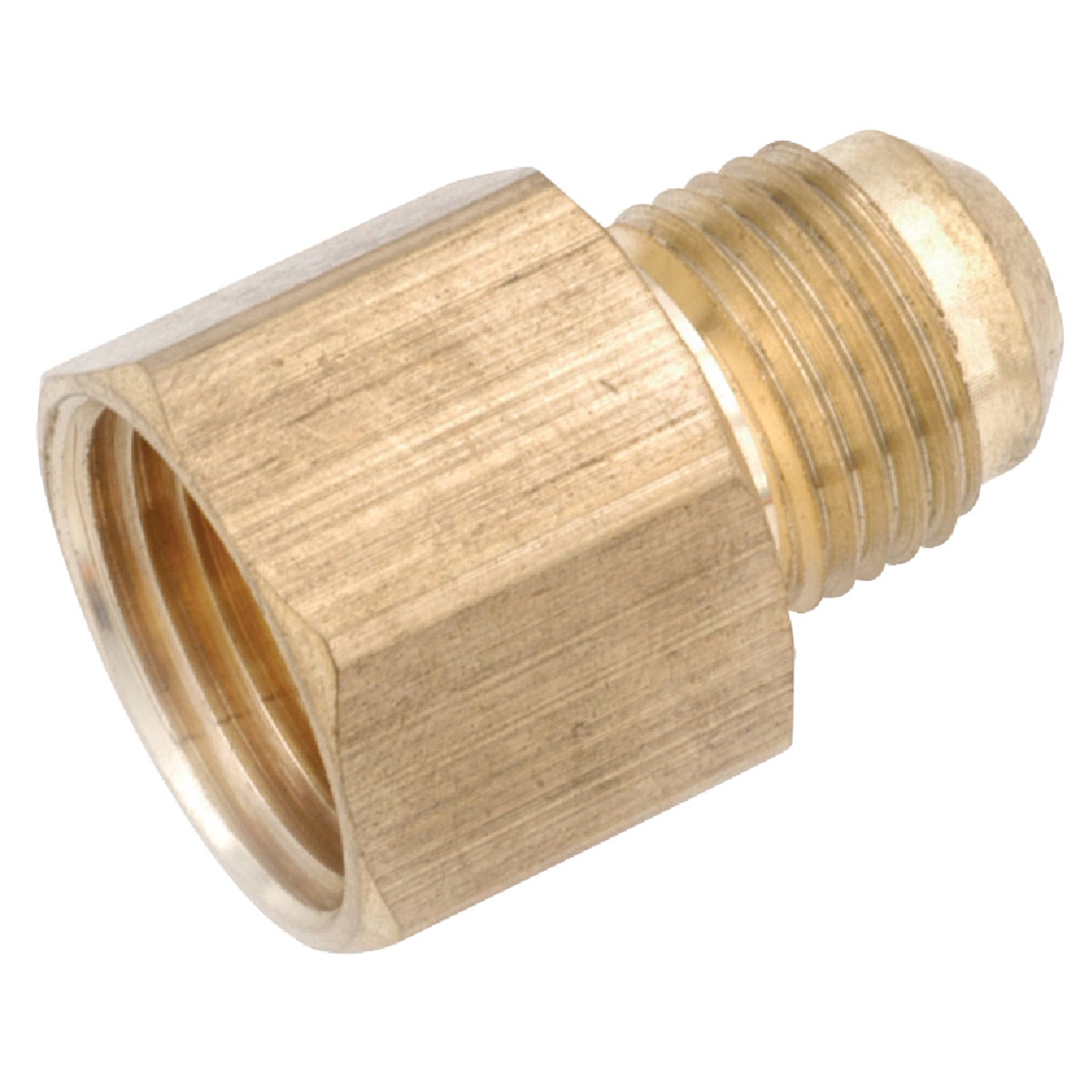 Anderson Metals 1/2 In. x 1/4 In. Brass Low Lead Female Flare Connector Image 1