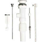 Do it Best 1-1/4 In. Chrome-Plated/Plastic Flexible Pop-Up Assembly Image 3