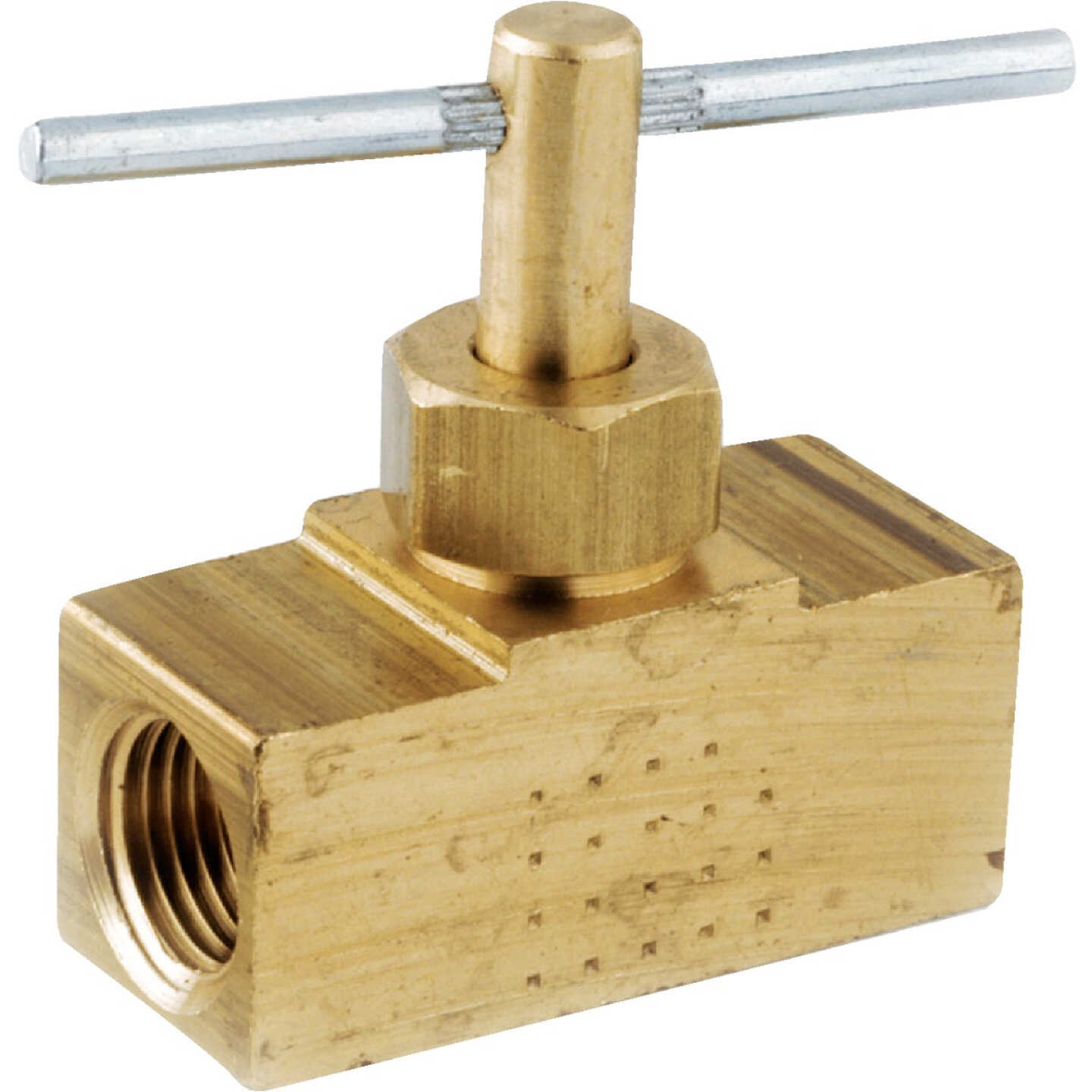 Anderson Metals 1/4 In. FIP x 1/4 In. FIP Brass Straight Needle Valve Image 1