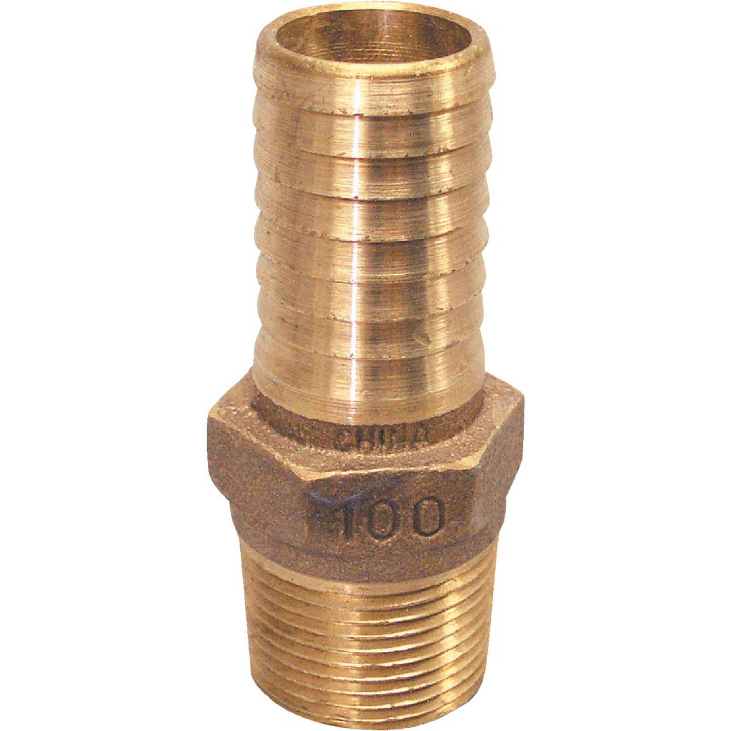 Merrill 1/2 In. MIP x 1/2 In. Insert Brass Hose Barb Image 1