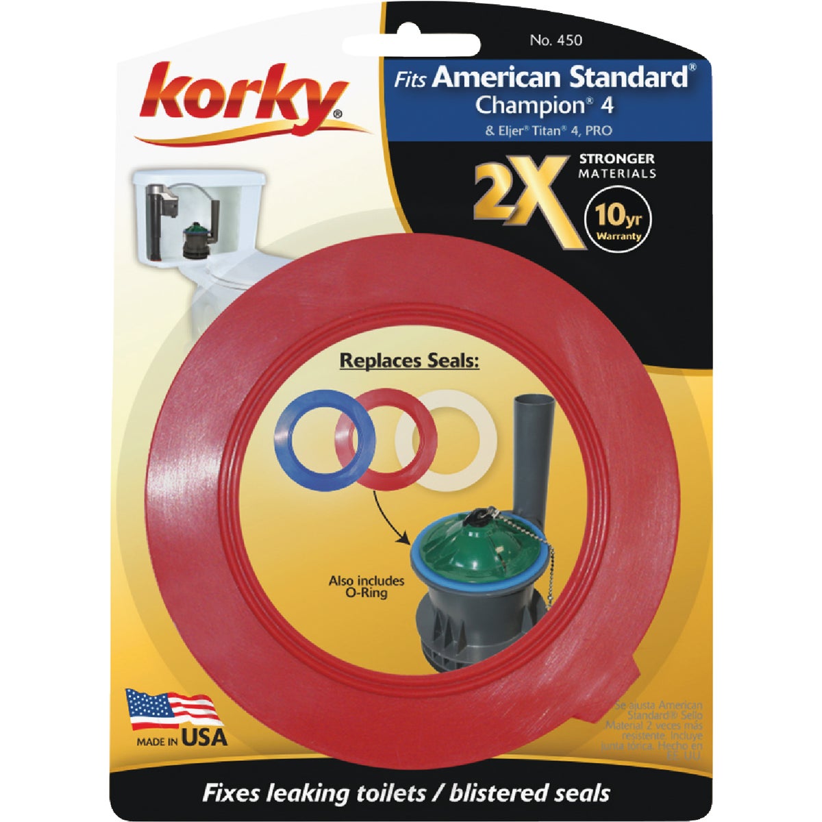 Korky Flush Valve Seal for Champion/Titan 4
