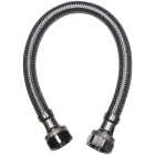 ProLine 1/2 In. C x 1/2 In. FIP x 36 In. L. Braided Stainless Steel Faucet Supply Line Image 1