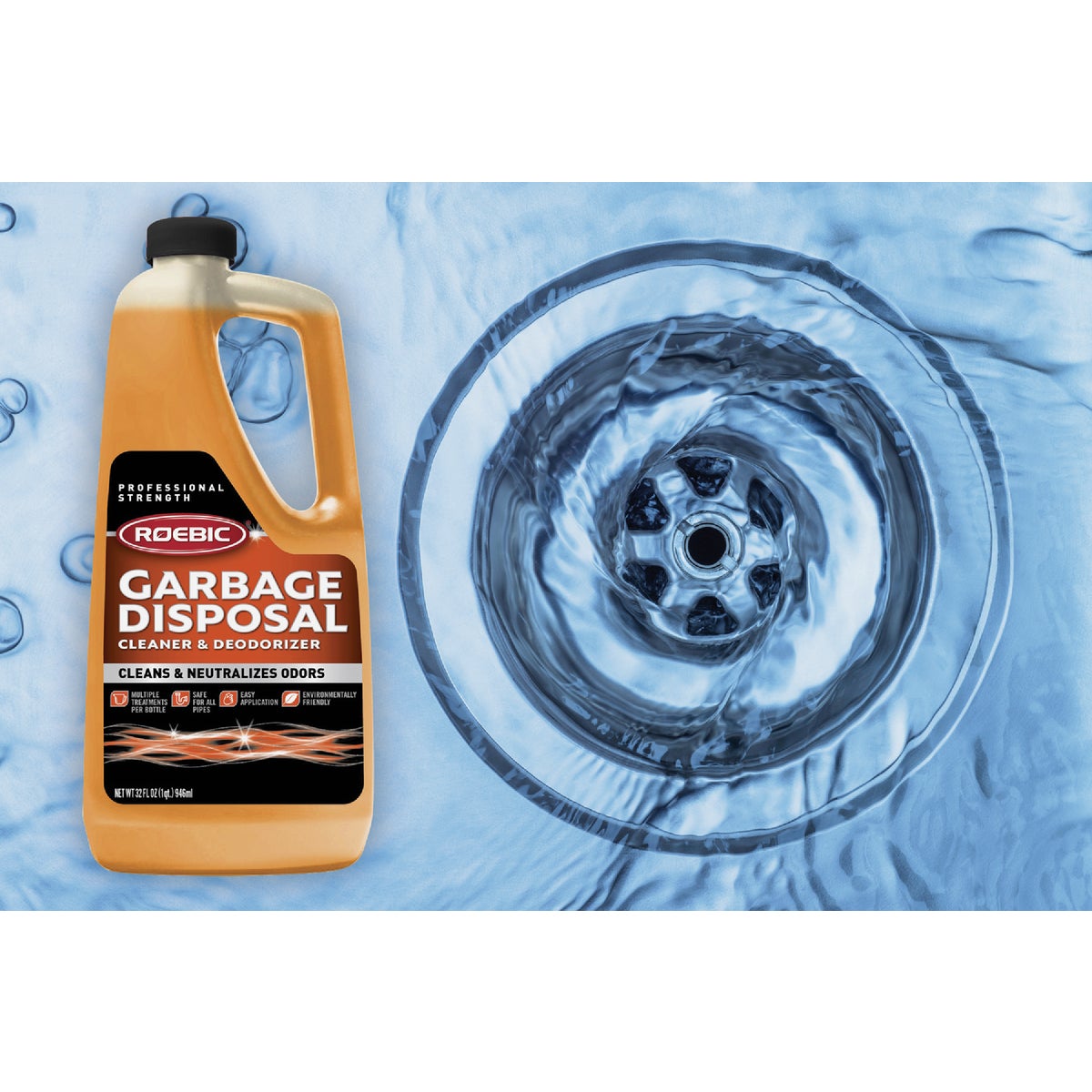 Roebic 32 Oz. Garbage Disposer Cleaner and Deodorizer Image 2