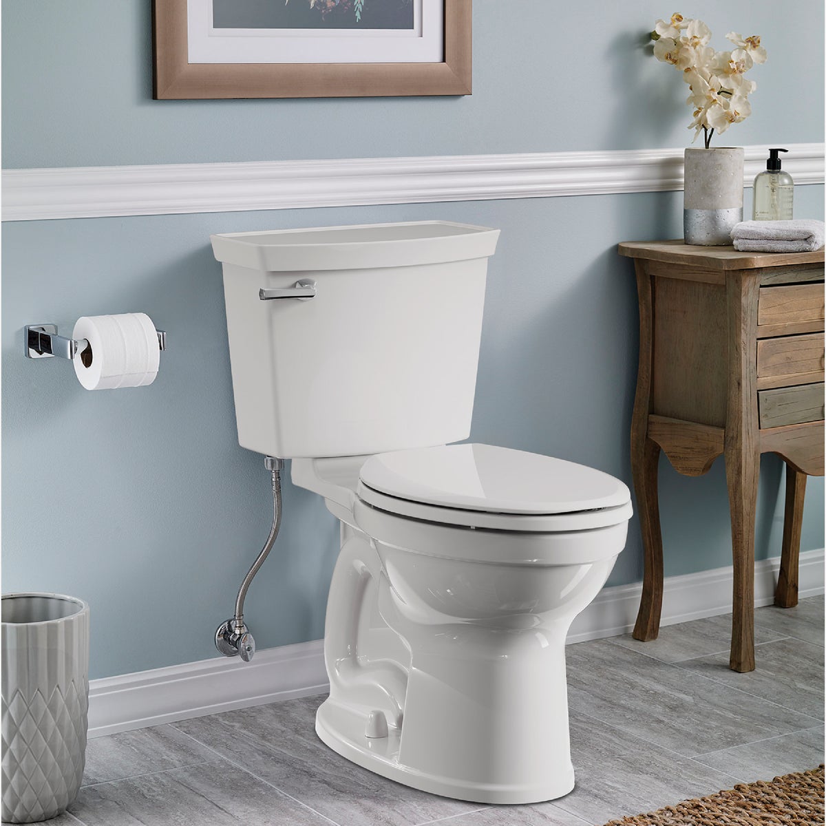 American Standard Champion 4 Right Height White Elongated Bowl 1.28 GPF Toilet Image 5