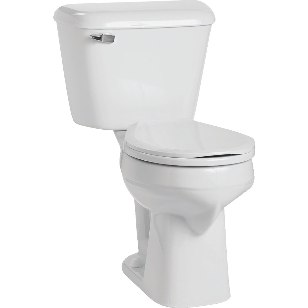 Mansfield Pro-Fit 4 SmartHeight White Round Bowl 1.6 GPF Complete Toilet Image 4