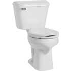 Mansfield Pro-Fit 4 SmartHeight White Round Bowl 1.6 GPF Complete Toilet Image 4