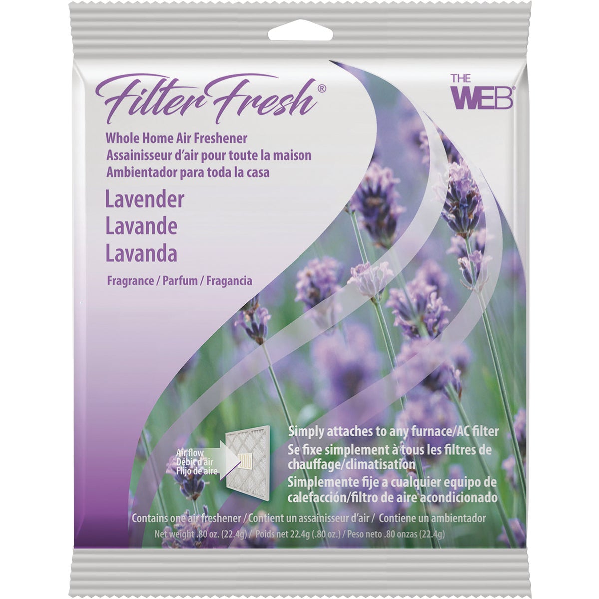 Web FilterFresh Furnace Air Freshener, Lavender Bloom