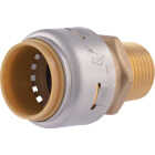 SharkBite 3/4 In. x 1/2 In. MNPT Bullnose Brass Push-to-Connect Male Adapter Image 1