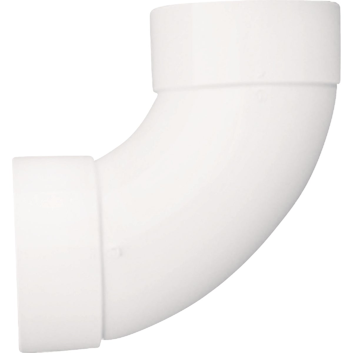 IPEX 3 In. SDR 35 90 Deg. PVC Sewer and Drain Sanitary Elbow (1/4 Bend) Image 2