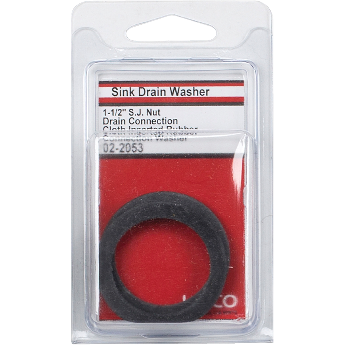 Lasco 1-3/4 In. Outlet Cloth Inserted Rubber Sink Strainer Washer (2 Ct.) Image 2