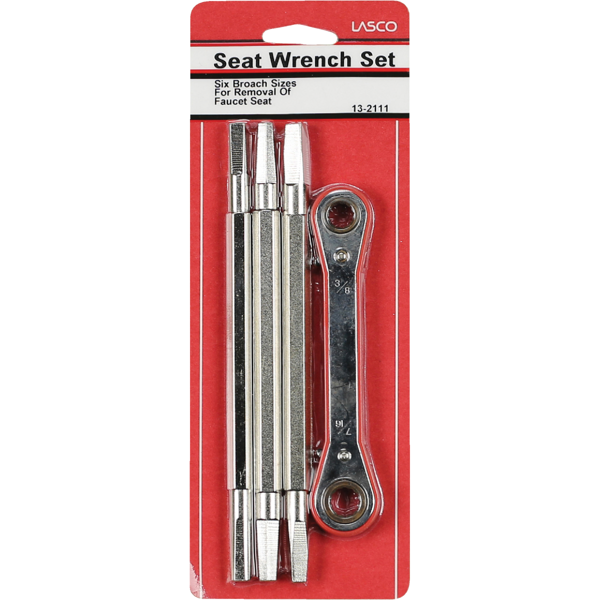 Lasco Stepped & Tapered Hardened Steel Faucet Seat Wrench Image 2