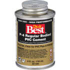 Do it Best 4 Oz. Regular Bodied Clear PVC Cement Image 1