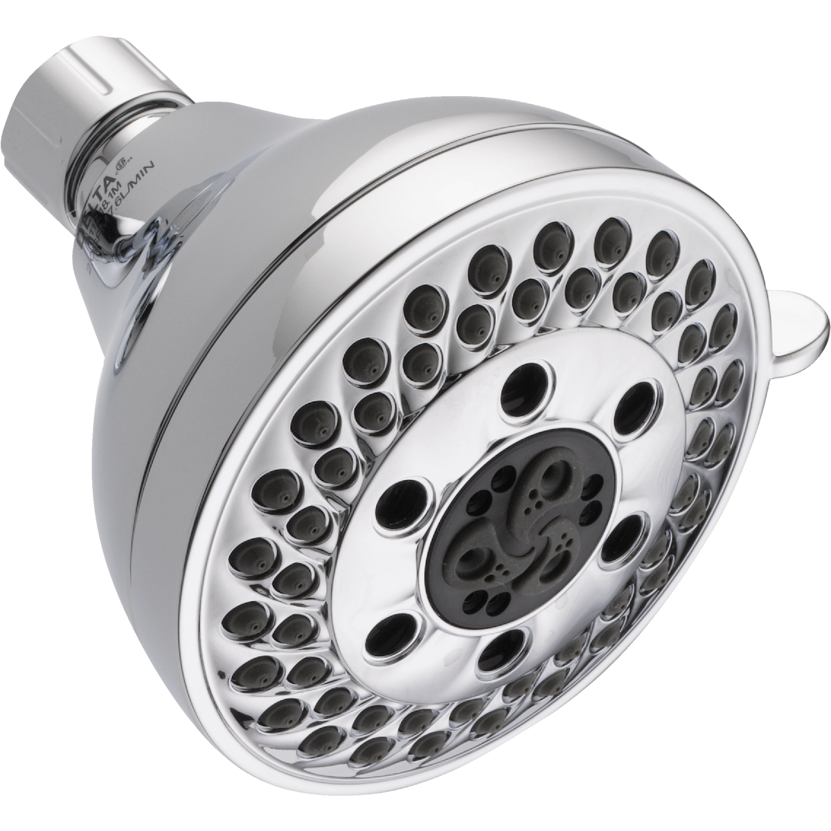 Delta 5-Spray 1.75 GPM H2Okinetic Fixed Shower Head, Chrome