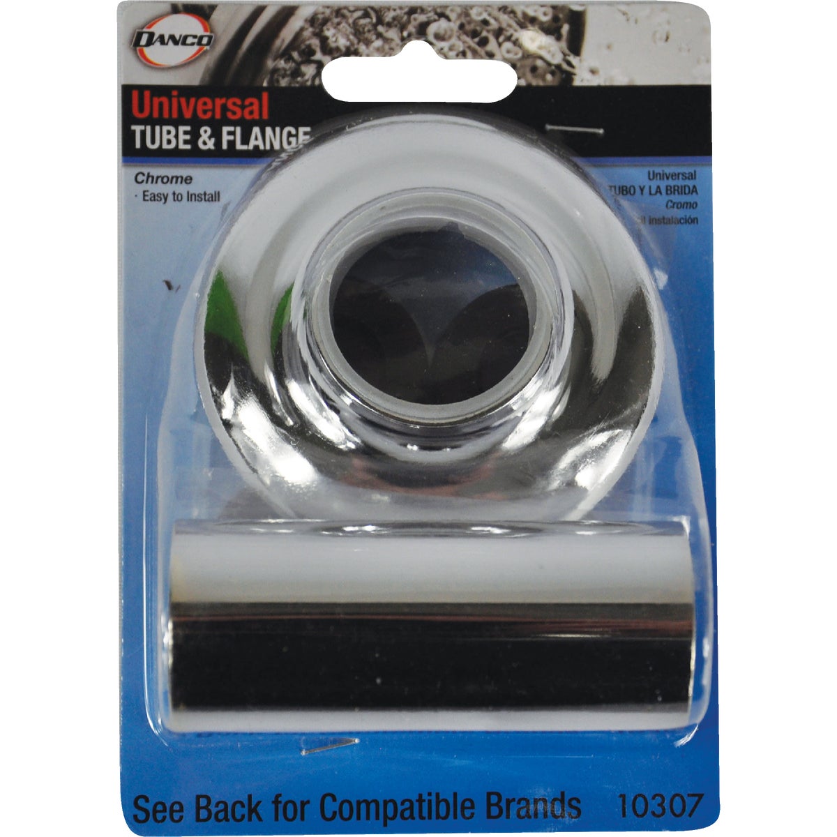 Danco Chrome Zinc & Polished Chrome Flange Image 2