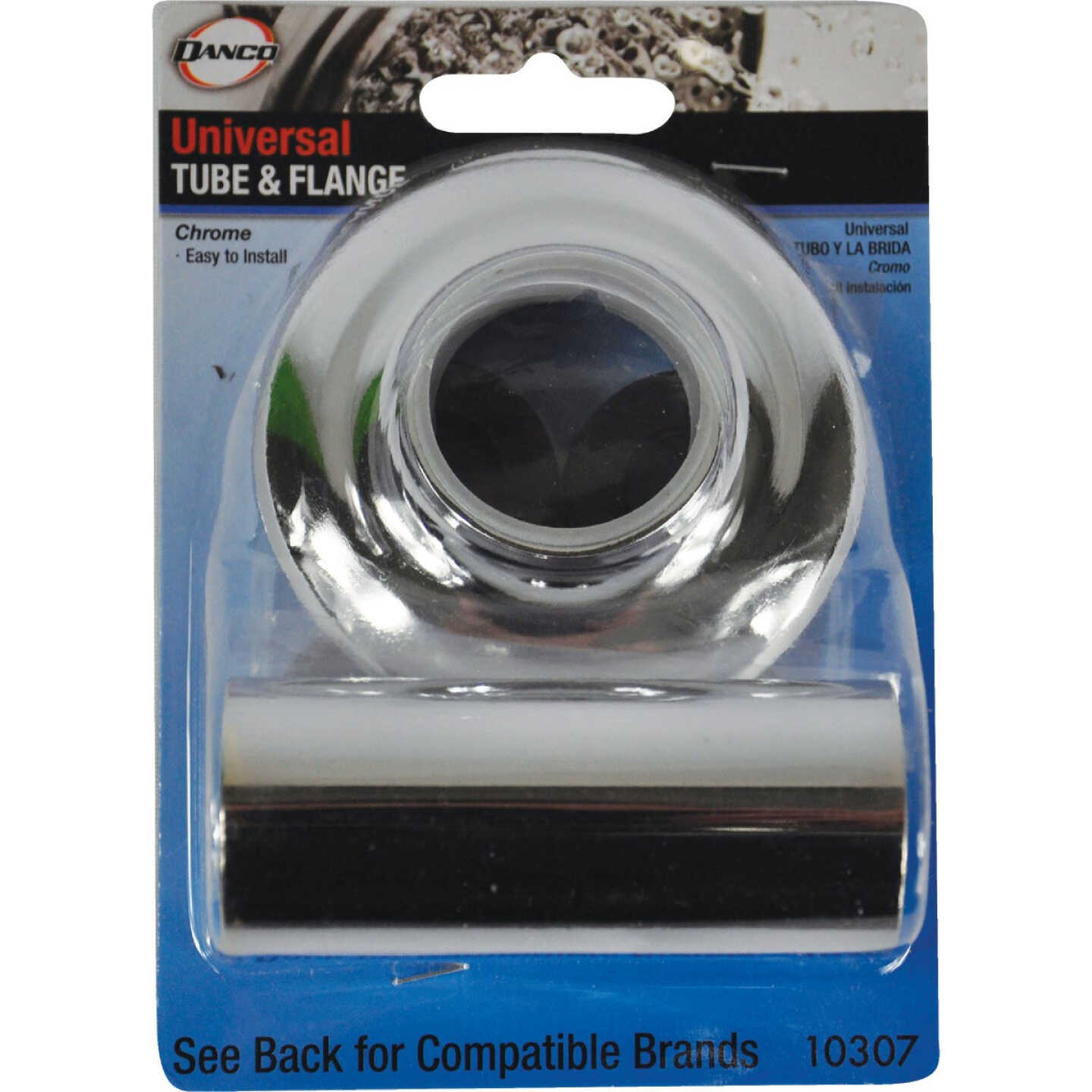 Danco Chrome Zinc & Polished Chrome Flange Image 2