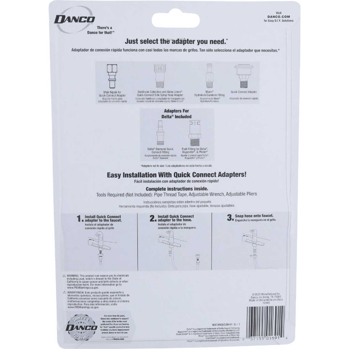 Danco 48 In. Universal Sink Sprayer Hose Image 6