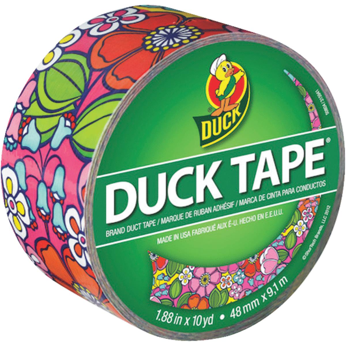 Duck Tape 1.88 In. x 10 Yd. Printed Duct Tape, Wallflower
