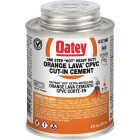 Oatey 8 Oz. Orange Lava One-Stop Hot Cut-In CPVC Cement Image 1