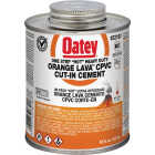 Oatey 16 Oz. Orange Lava One-Stop Hot Cut-In CPVC Cement Image 1