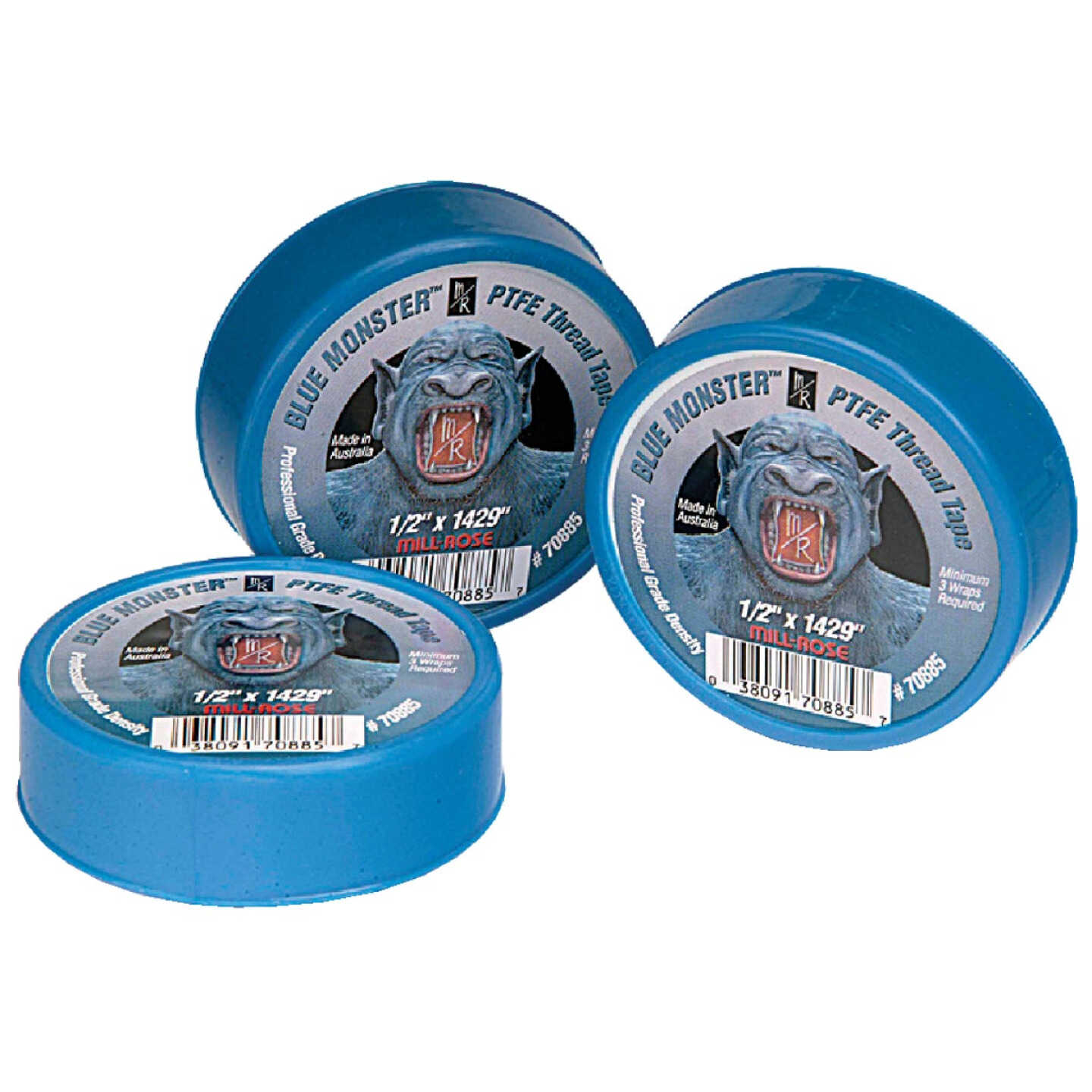 BLUE MONSTER 1/2 In. x 1429 In. Blue Thread Seal Tape Image 1