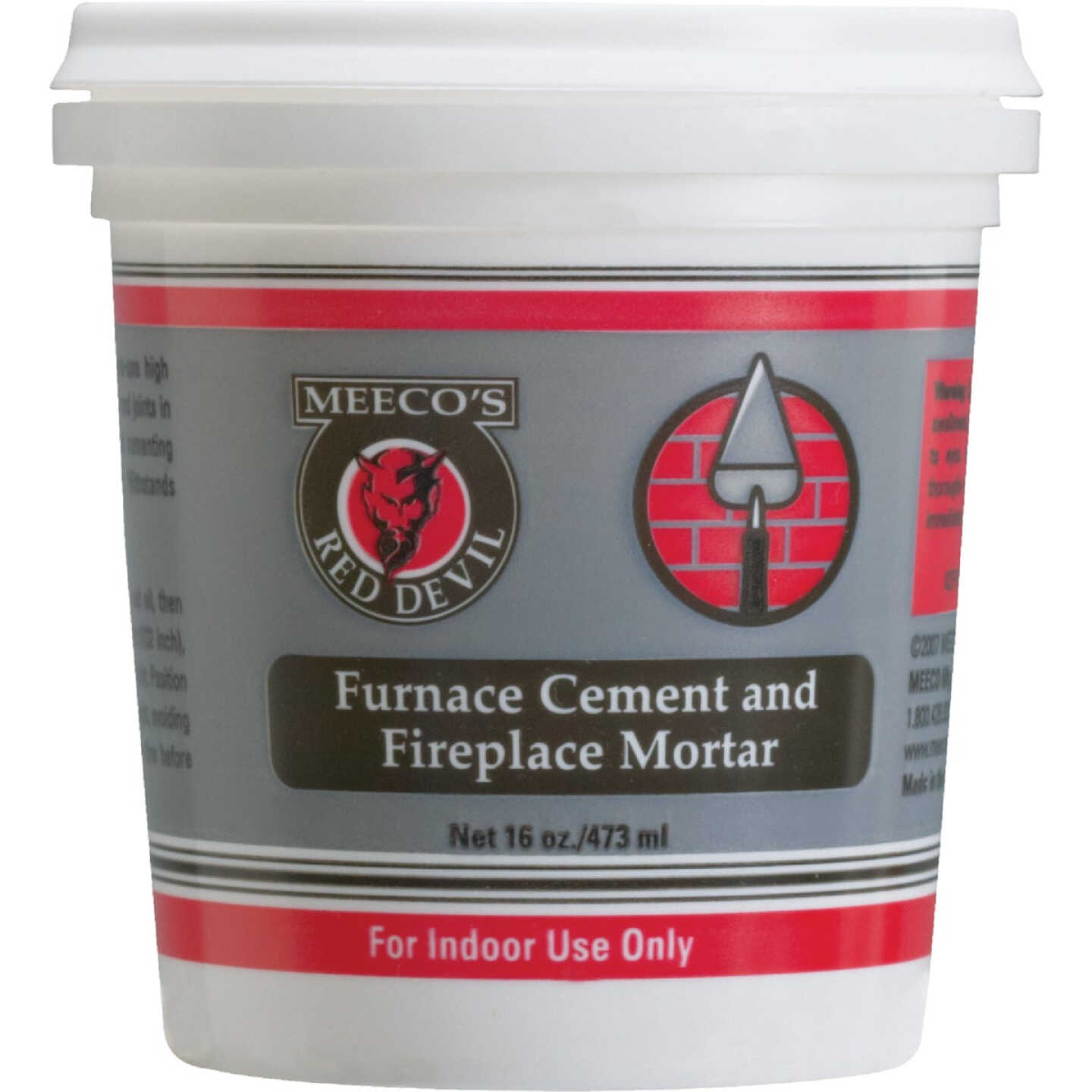 Meeco's Red Devil 1 Pt. Gray Furnace Cement & Fireplace Mortar Image 1