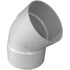 IPEX 6 In. SDR 35 45 Deg. PVC Sewer and Drain Elbow (1/8 Bend) Image 1