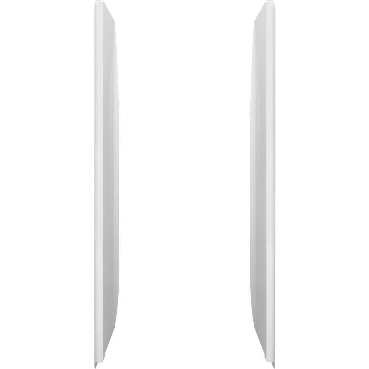 Sterling Ensemble Curve 30 In. W x 72-1/2 In. H 2- Piece Shower End Wall Set in White