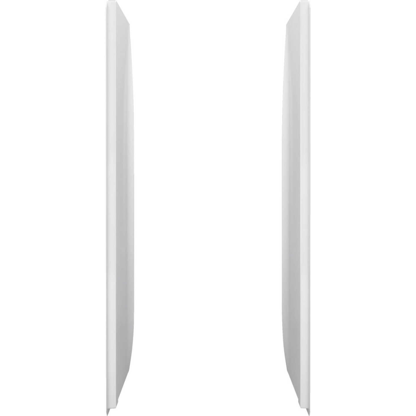 Sterling Ensemble Curve 30 In. W x 72-1/2 In. H 2- Piece Shower End Wall Set in White Image 1