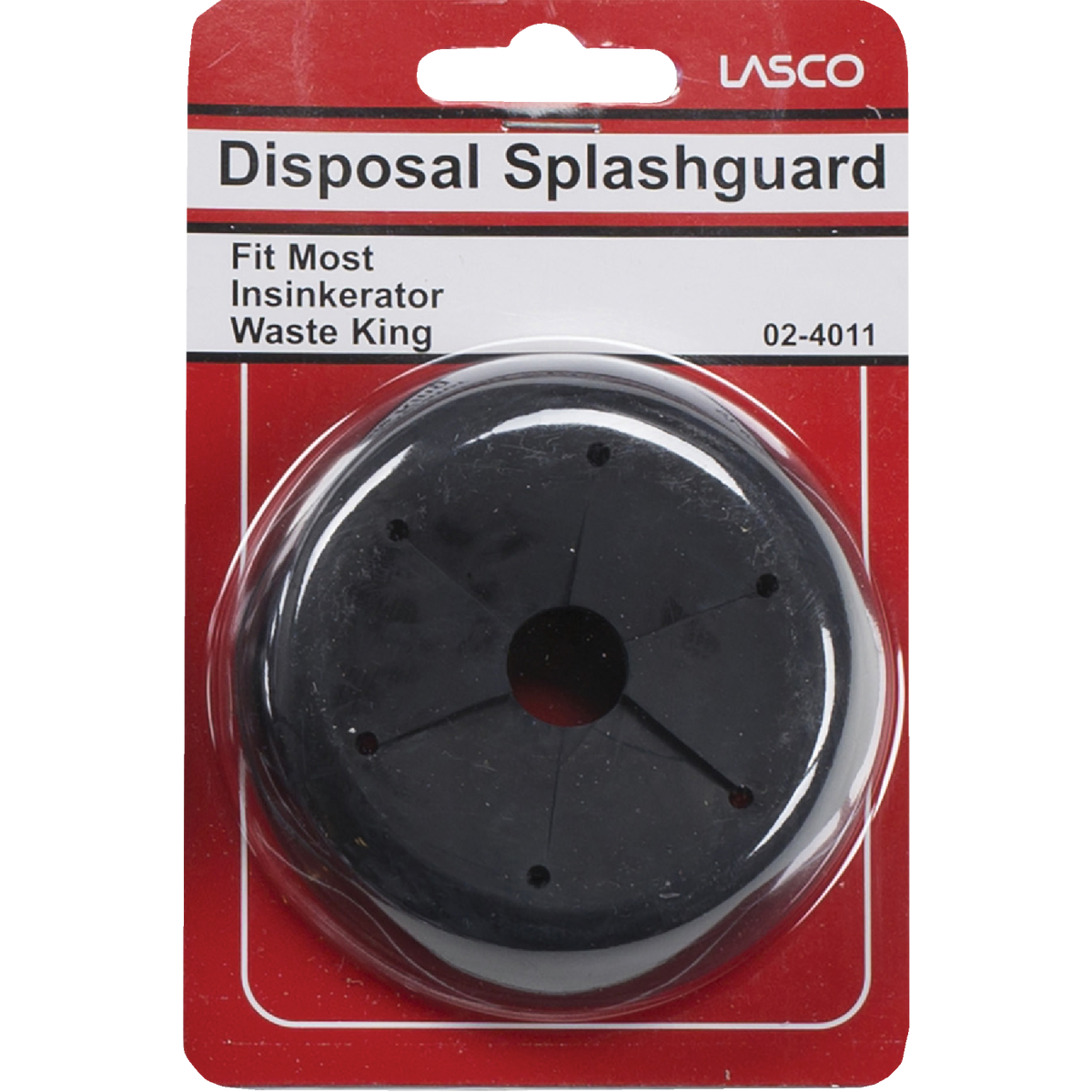 Lasco Black Rubber Disposer Splash Guard Image 2
