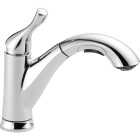 Delta Grant 1-Handle Lever Pull-Out Kitchen Faucet, Chrome Image 1
