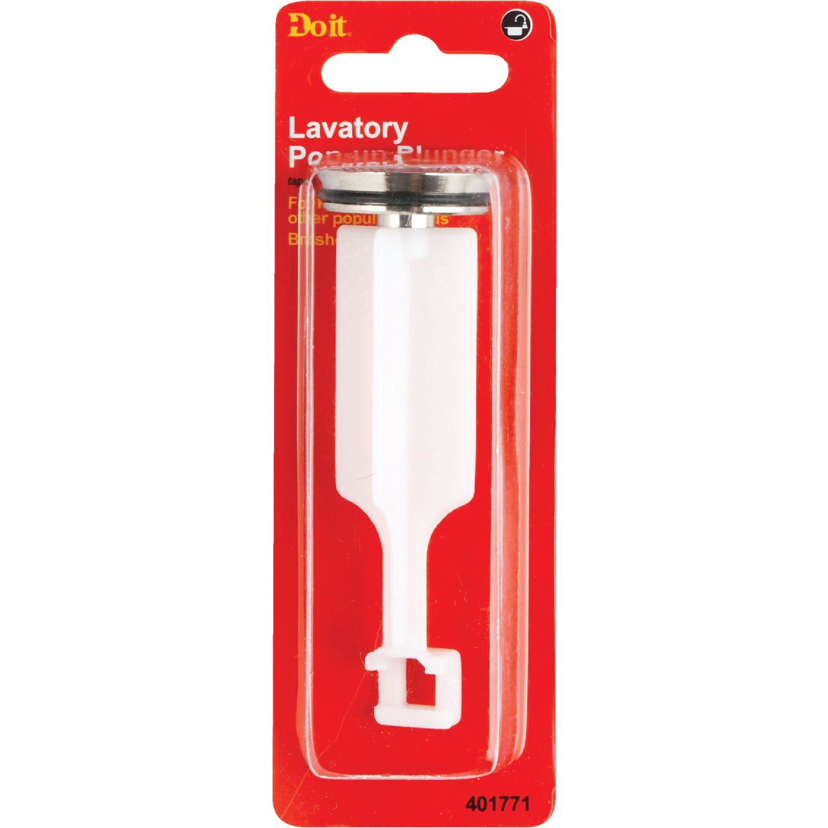 Do it Best 4.09 In. x 1.23 In. Brushed NickePop-Up Drain Stopper Image 2