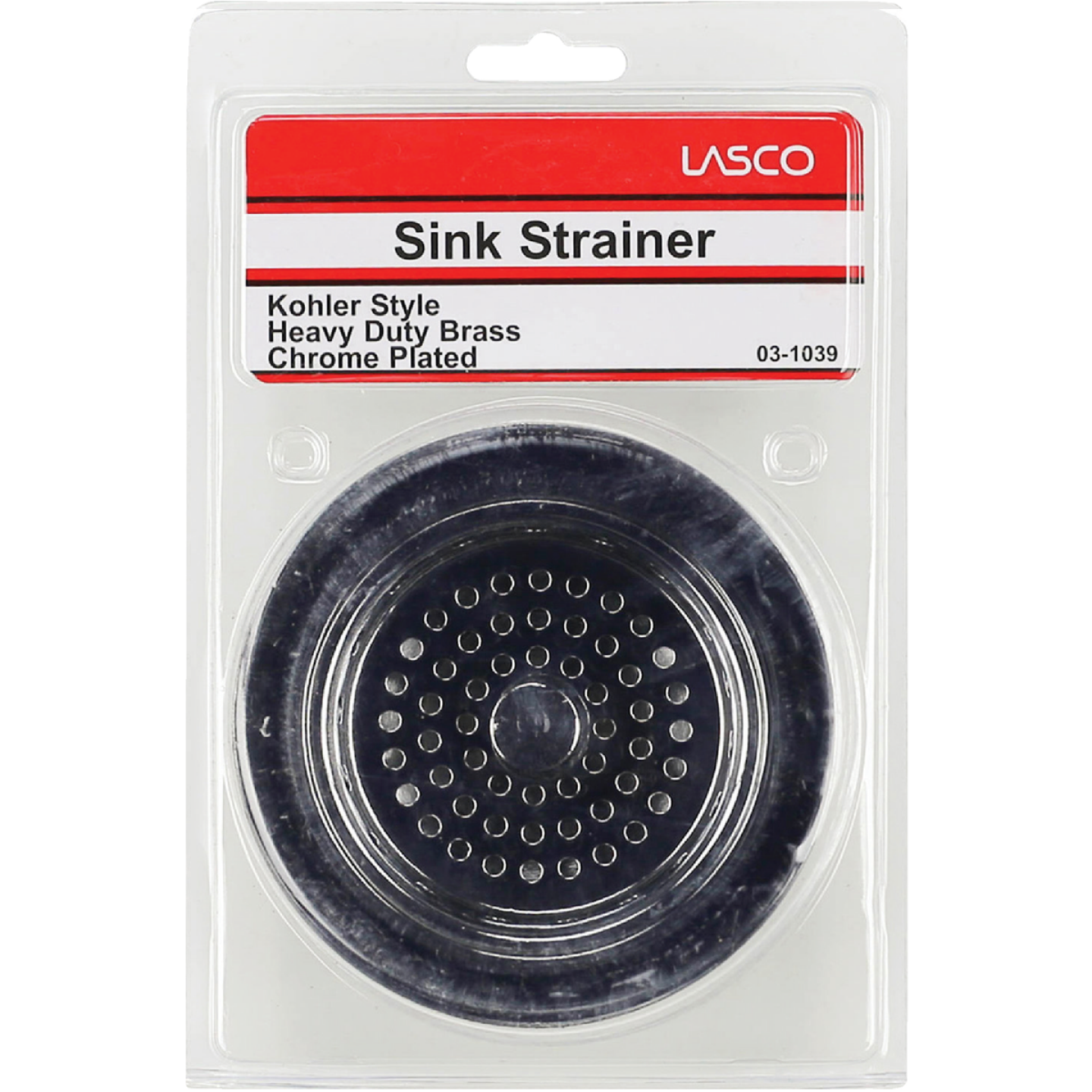 Lasco 3-1/2 In. Chrome Heavy-Duty Basket Strainer Assembly for Kohler Image 2