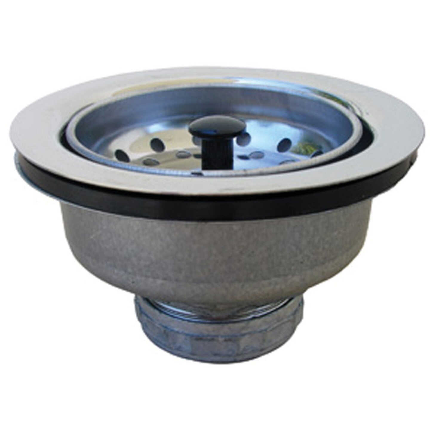 Lasco 3-1/2 In. Chrome EZ Cup Basket Strainer Assembly Image 1