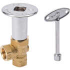 ProLine Angle Pattern 98,000 BTU Chrome Plated Brass Log Lighter Gas Valve Image 1