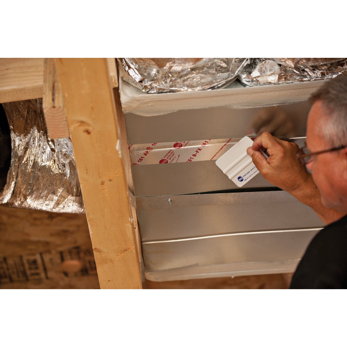 Intertape 2-1/2 In. x 60 Yd. UL 181 Aluminum Foil Tape Image 2