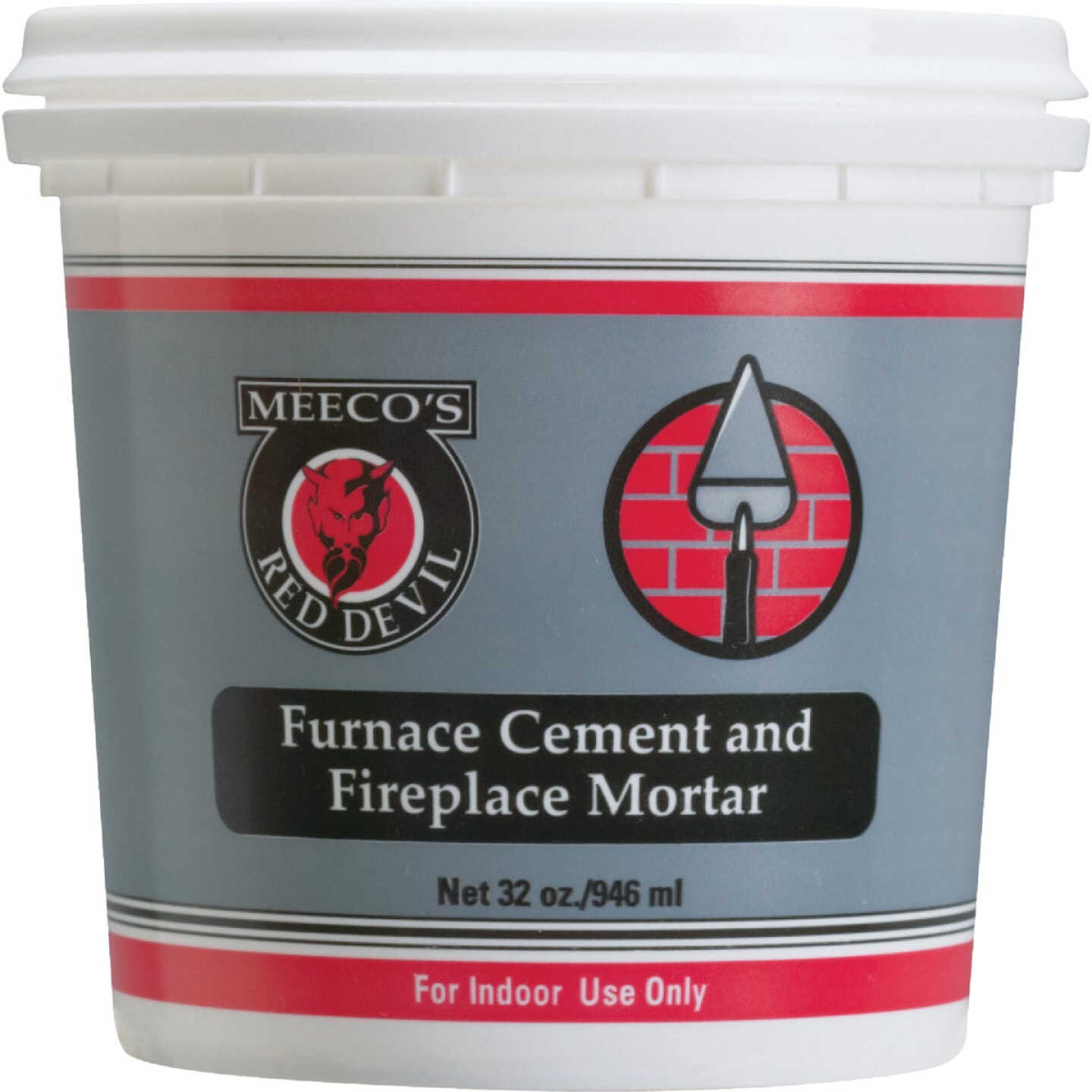 Meeco's Red Devil 1 Qt. Gray Furnace Cement & Fireplace Mortar Image 1