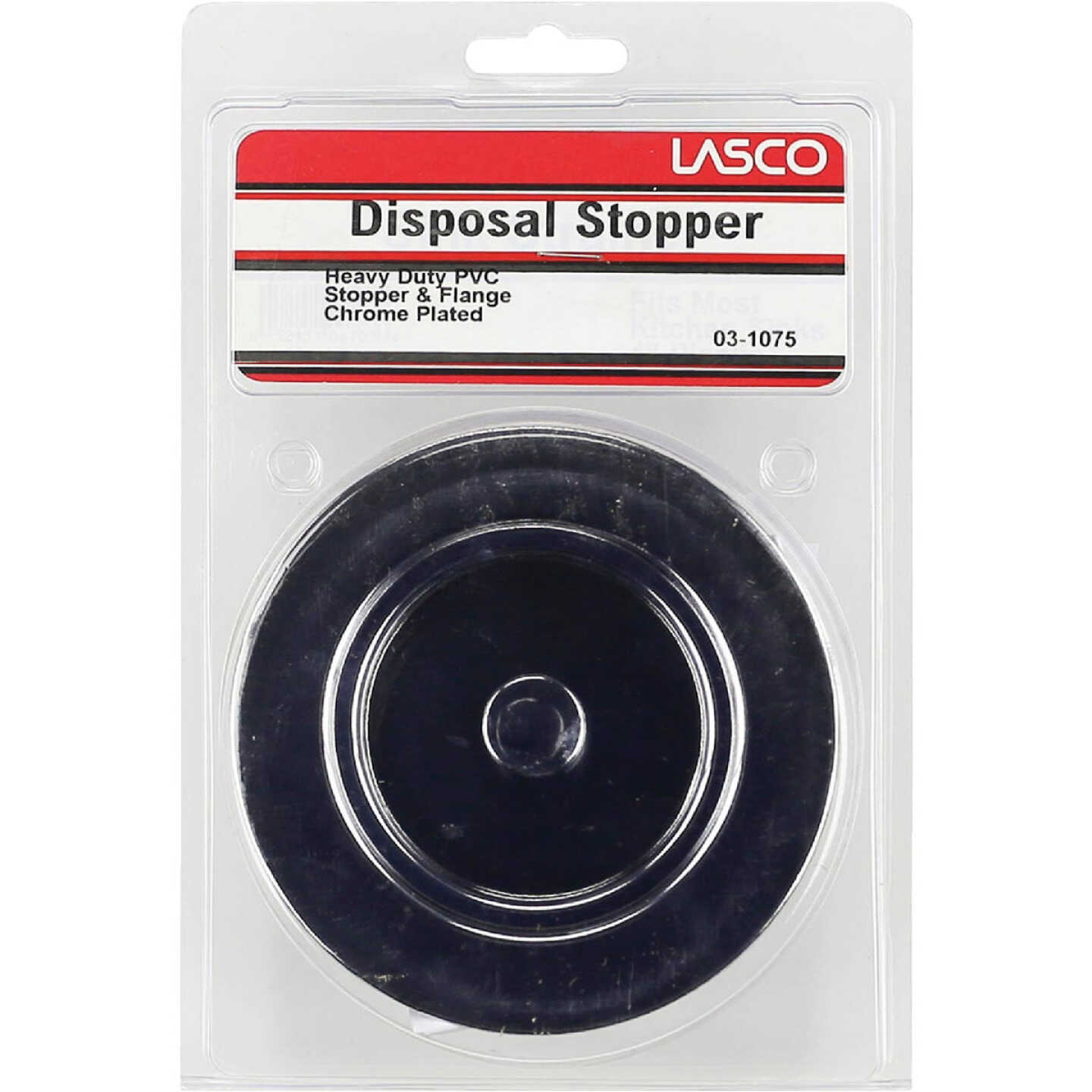 Lasco Chrome-Plated PVC Disposer Flange and Stopper Image 2