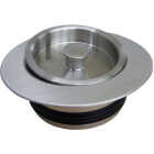 Lasco Satin Nickel PVC Disposer Flange and Stopper Image 1