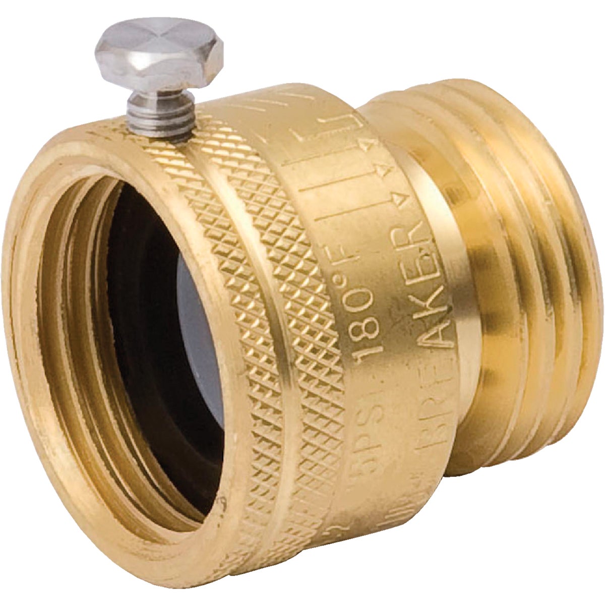 ProLine Brass 3/4 In. FHT x 3/4 In. MHT Vacuum Breaker