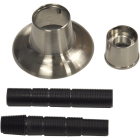 Danco Brushed Nickel Universal Adjustable Tub & Shower Flange Image 1