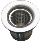 Lasco 2 In. Jr. Duo Chrome Plated Stainless Steel Bail Bar Basket Strainer Assembly Image 1