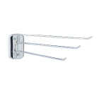 Decko Chrome 3-Arm Bath Rack Image 1
