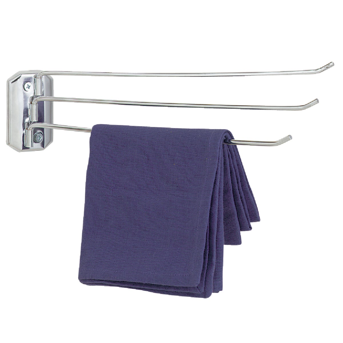 Decko Chrome 3-Arm Bath Rack Image 3