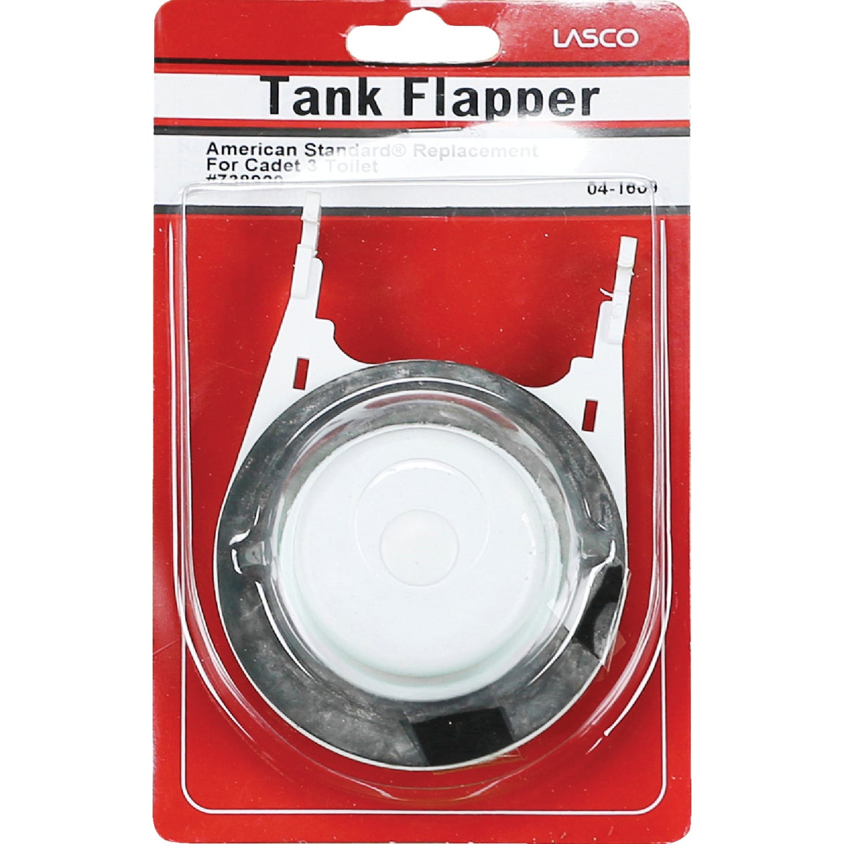 Lasco American Standard Cadet 3 In. Rubber Toilet Flapper with Chain Image 2