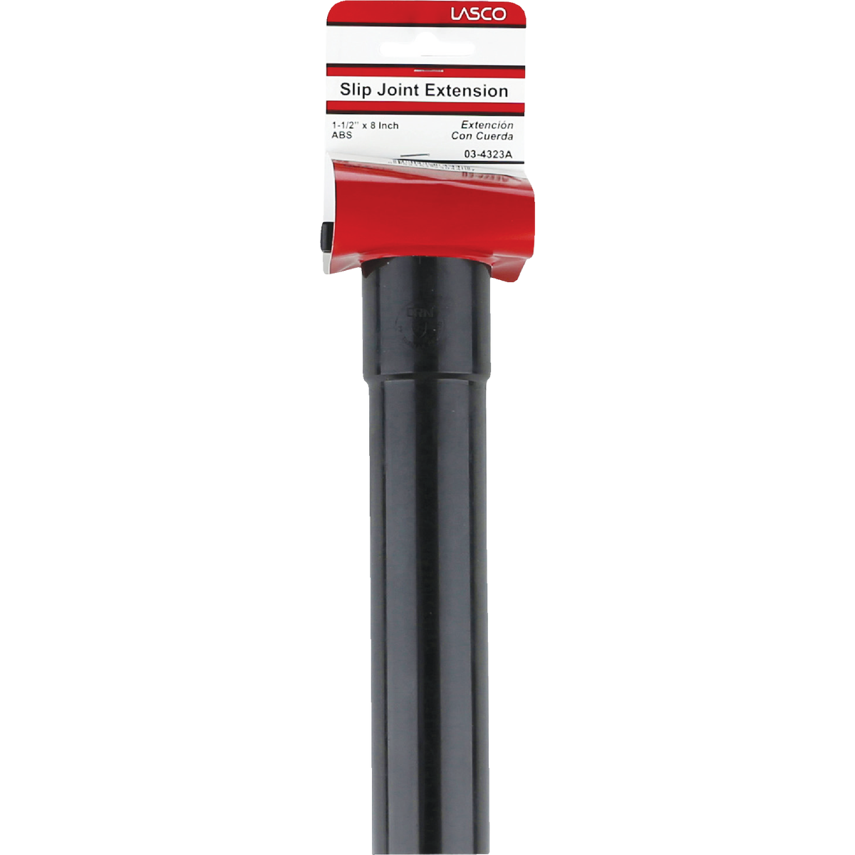 Lasco 1-1/2 In. OD x 8 In. L Black Plastic Extension Tube Image 2