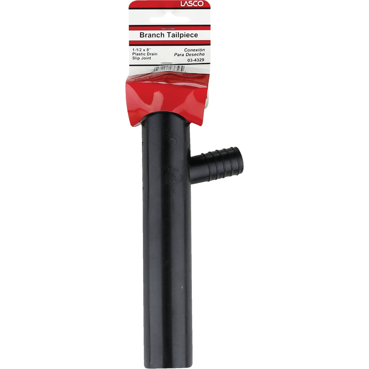 Lasco 1-1/2 In. OD x 8 In. L Black Dishwasher Tailpiece Image 2