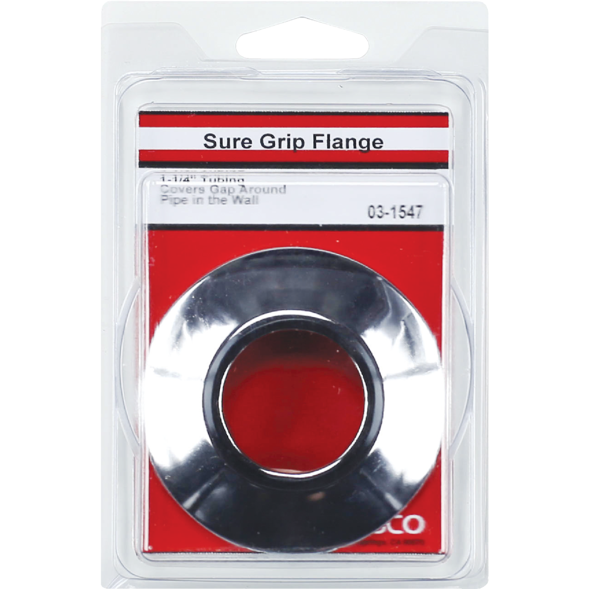 Lasco 1-1/4 In. Drain Tube Chrome Plated Flange Image 2